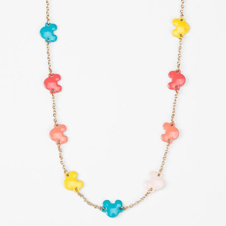 Girls' Disney Mickey Mouse Head Necklace,