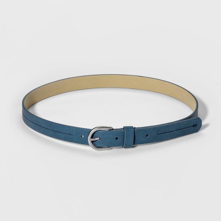 Women's Stitch Detail Belt - Universal Thread Blue
