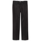 Dickies Boys' Classic Fit Flat Front Uniform Chino Pants - Black