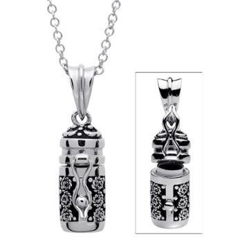 Distributed By Target Women's Prayer Keeper Antiqued Capsule Pendant -