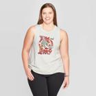 Target Women's Tom & Jerry Plus Size Graphic Tank Top (juniors') - Light Gray