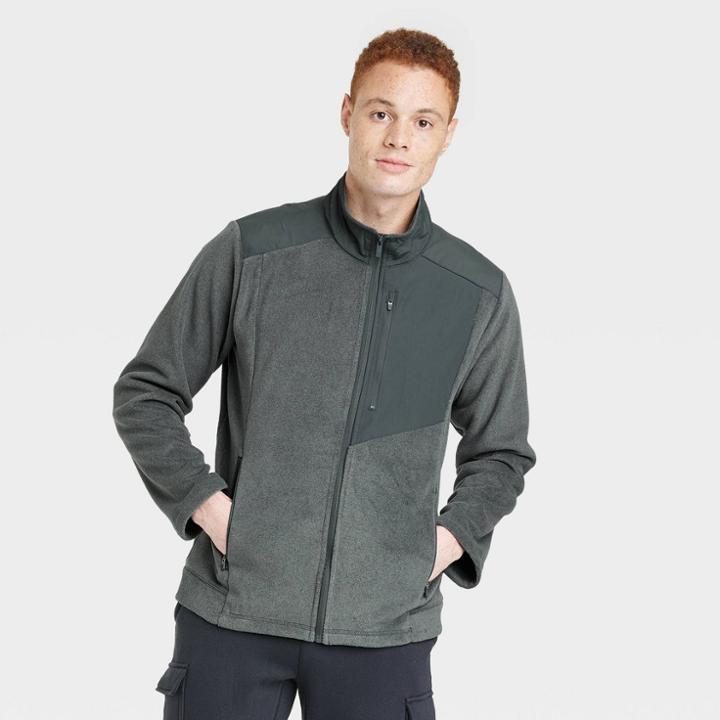Men's Polartec Fleece Jacket - All In Motion Heathered Gray
