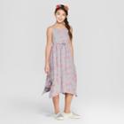 Girls' Butterfly Print Knit Maxi Dress - Cat & Jack Gray