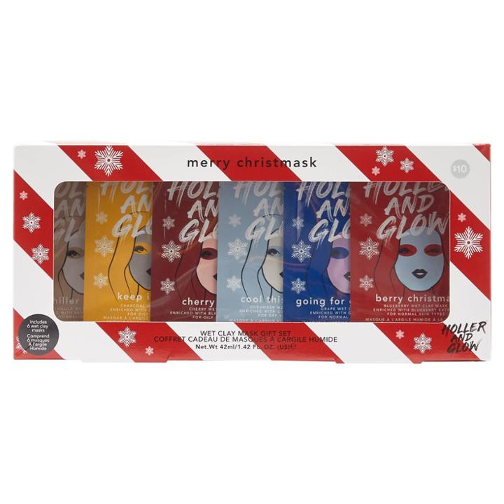 Holler And Glow Merry Christmask Mask Gift Set - 1.42 Fl Oz/6ct