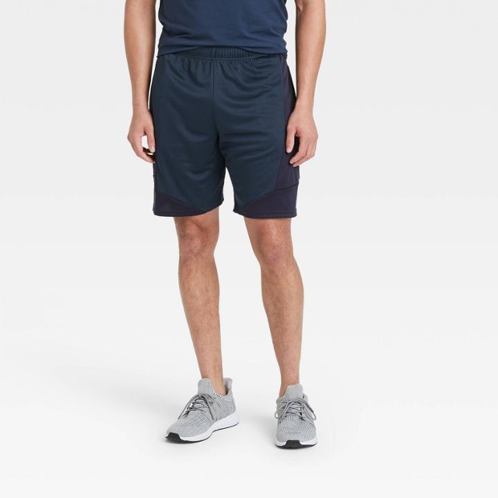 Men's Big & Tall Basketball Shorts - All In Motion Navy Xxxl, Blue