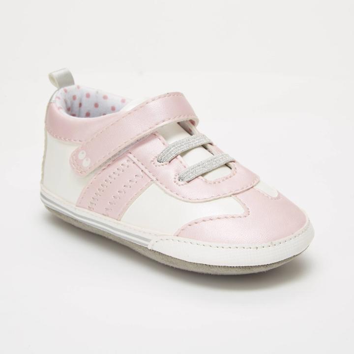 Baby Girls' Surprize By Stride Rite Evie Sneaker Mini Shoes - Pink 12-18m, White Pink