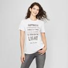 Women's Harry Potter Short Sleeve Dumbledore Quote Graphic T-shirt (juniors') White