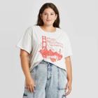 Fifth Sun Women's San Francisco Plus Size Short Sleeve Graphic T-shirt -