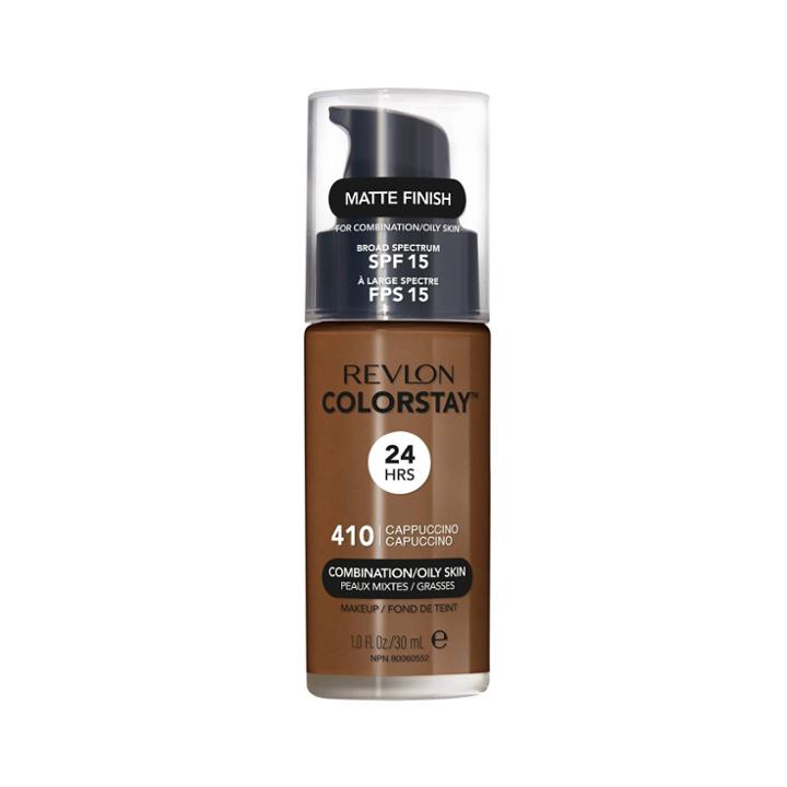 Revlon Colorstay Makeup For Combination/oily Skin With Spf 15 410 Cappuccino, Adult Unisex