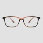 Women's Rectangle Reading Glasses - A New Day Rose Pink, Pink/pink