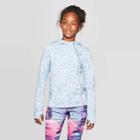 Girls' Plush Fleece Asymmetrical Full Zip Hoodie - C9 Champion Turquoise Blue S, Girl's,