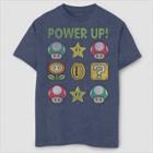 Boys' Super Mario Bros Power Up T-shirt - Navy
