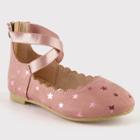 Toddler Girls' Reyce Ankle Strap Ballet - Cat & Jack Pink
