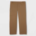 Men's Big & Tall Slim Straight Fit Adaptive Chino Pants - Goodfellow & Co Brown