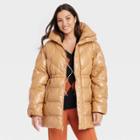 Women's Puffer Jacket - A New Day Brown