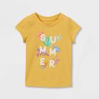 Toddler Girls' Summer Short Sleeve T-shirt - Cat & Jack Yellow