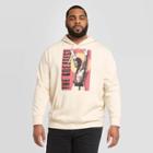 Muhammad Ali Well Worn Men's Big & Tall The Greatest Fleece Hooded Sweatshirt - Beige