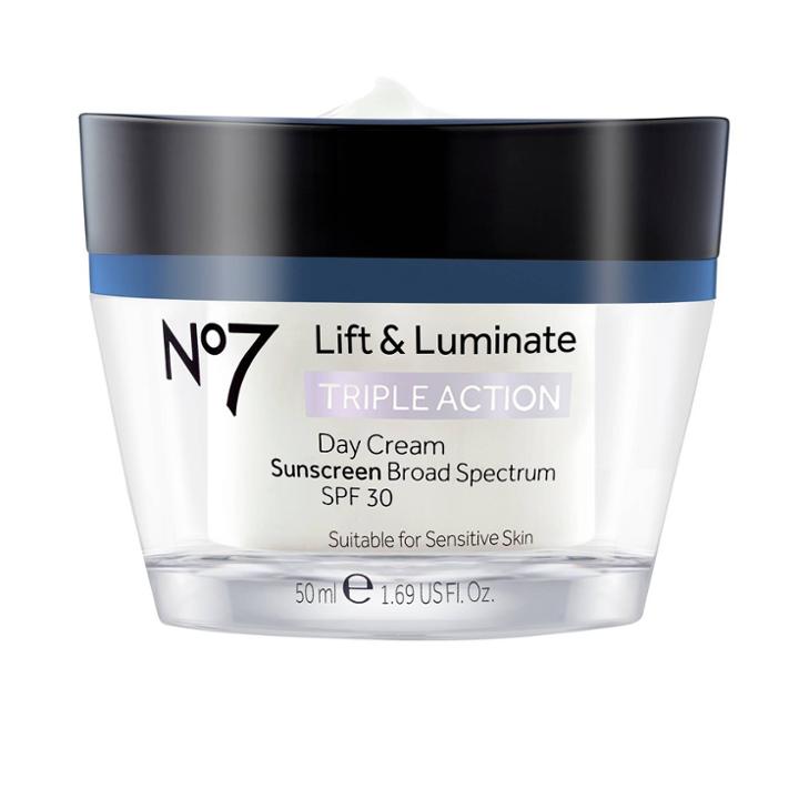 No7 Lift & Luminate Triple Action Day Cream Spf 30 - 1.69oz, Women's