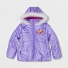 Nickelodeon Girls' Paw Patrol Puffer Jacket - Purple