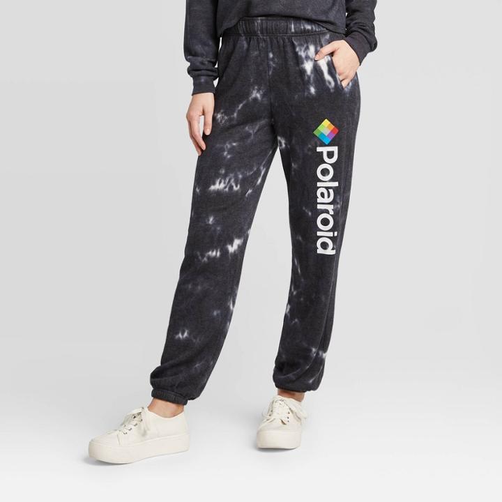 Women's Polaroid Washed Jogger Pants (juniors') - Black