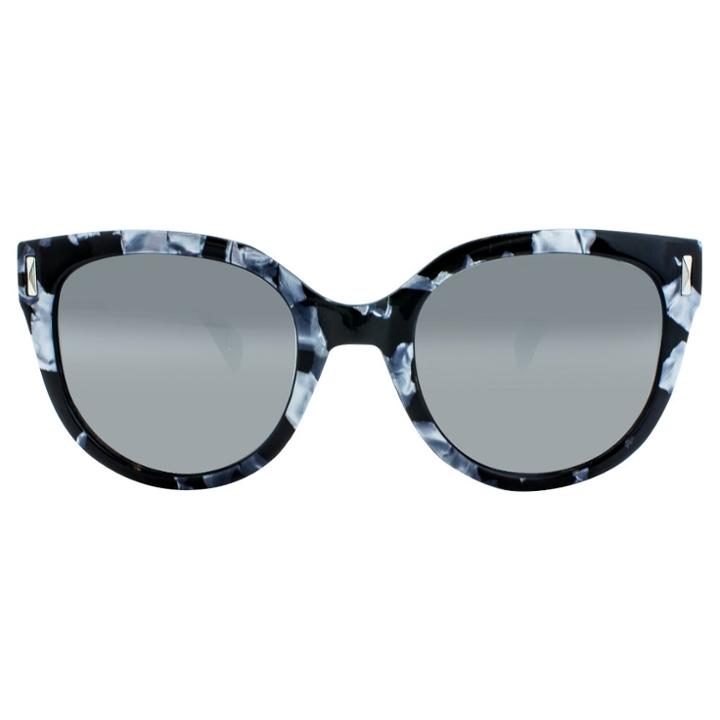 Target Women's Surf Sunglasses With Smoke Lenses - Black/white