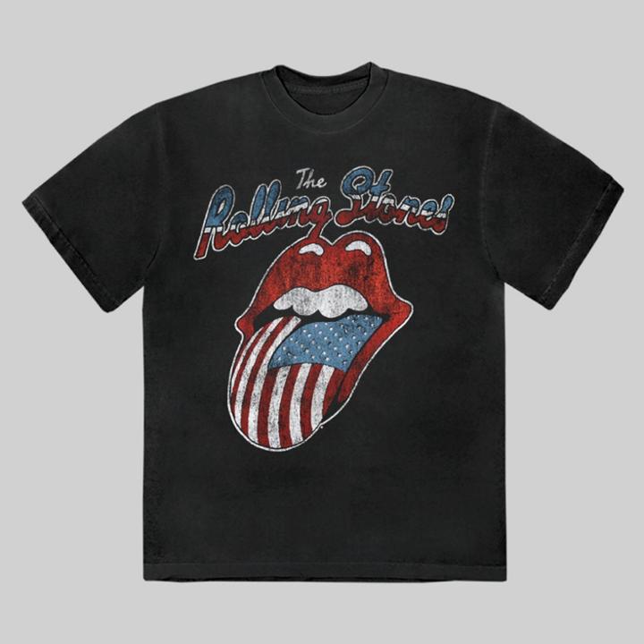 Men's The Rolling Stones Short Sleeve Graphic T-shirt - Black
