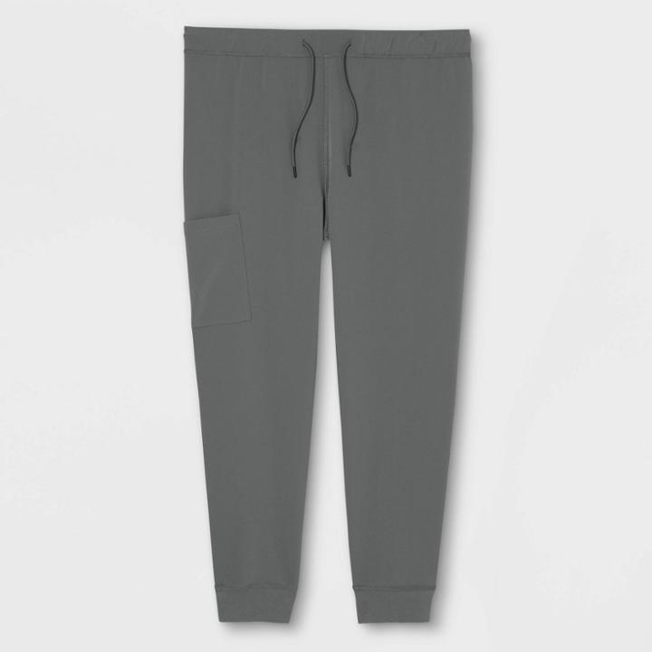 Men's Big & Tall Adaptive Fit Tech Jogger Pants - Goodfellow & Co Gray