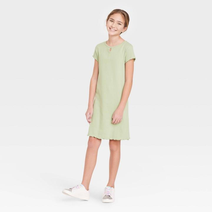 Girls' Keyhole Knit Dress - Art Class