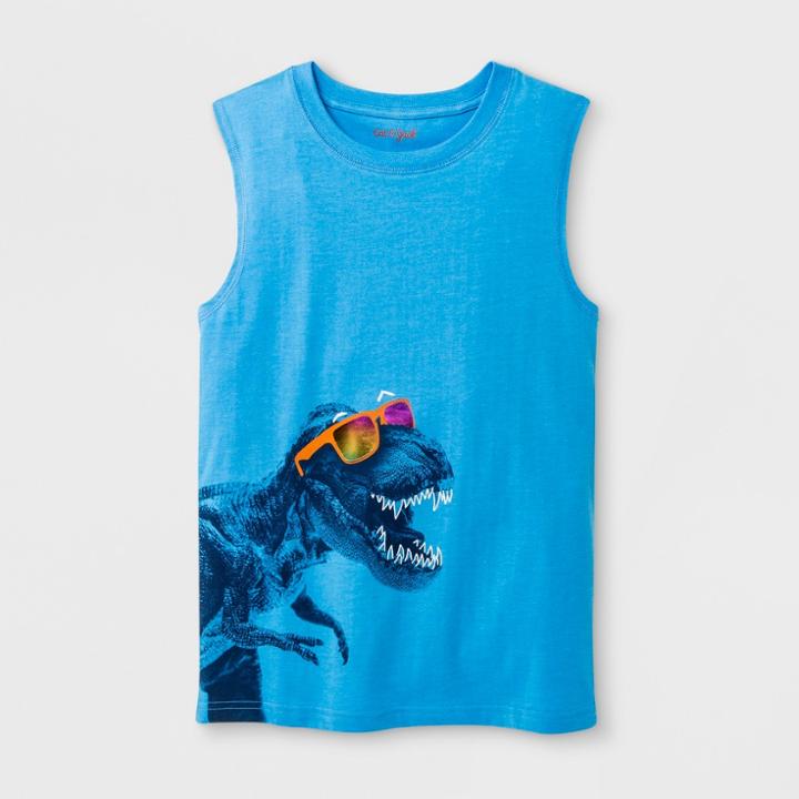 Boys' Dino Tank Top - Cat & Jack Blue