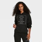 Zoe+liv Women's Cities Square Hooded Graphic Sweatshirt - Black