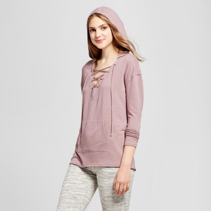 Women's Front Lace-up Hoodie - Mossimo Supply Co.