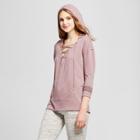 Women's Front Lace-up Hoodie - Mossimo Supply Co.
