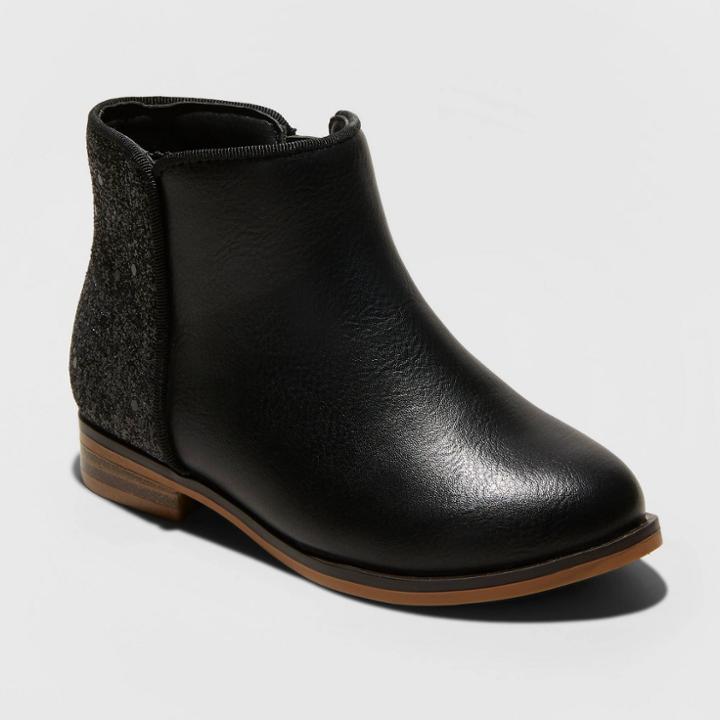 Toddler Girls' Rona Fashion Boots - Cat & Jack Black