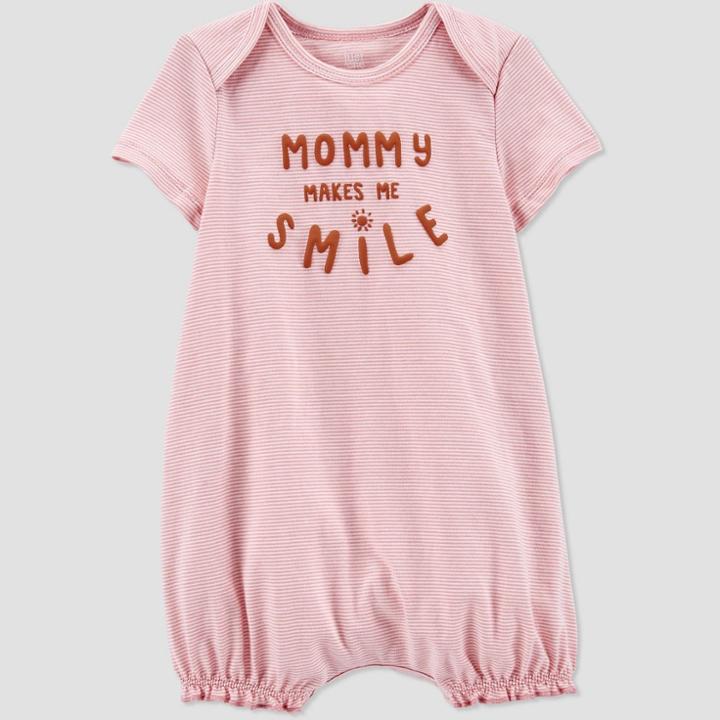 Baby Mommy Smile Romper - Just One You Made By Carter's Pink