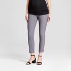 Maternity Inset Panel Ankle Skinny Trouser - Isabel Maternity By Ingrid & Isabel Heather Gray