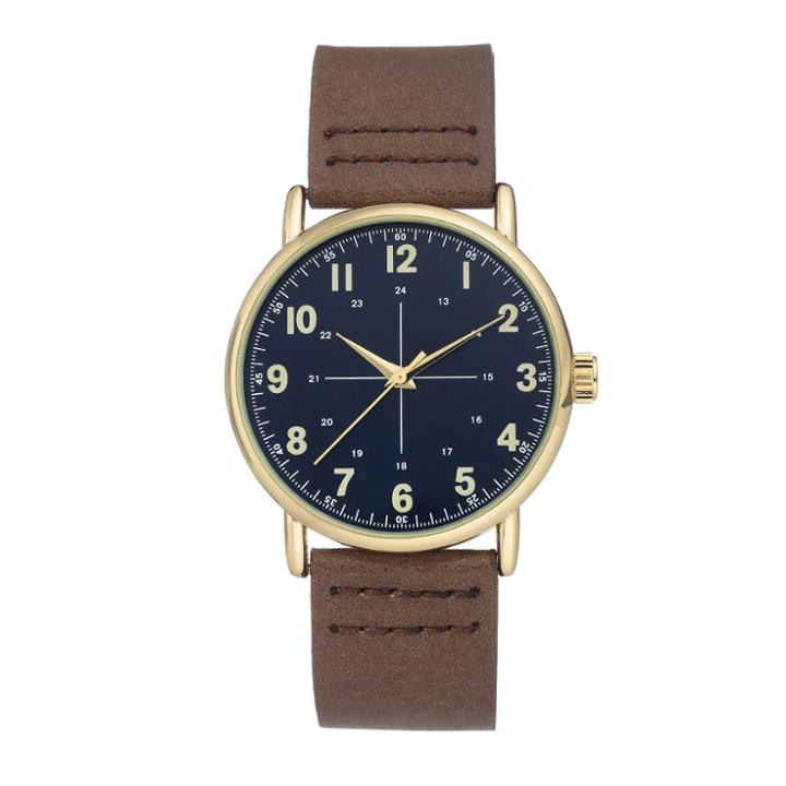 Target Men's Easy Read Strap Watch - Goodfellow & Co Brown