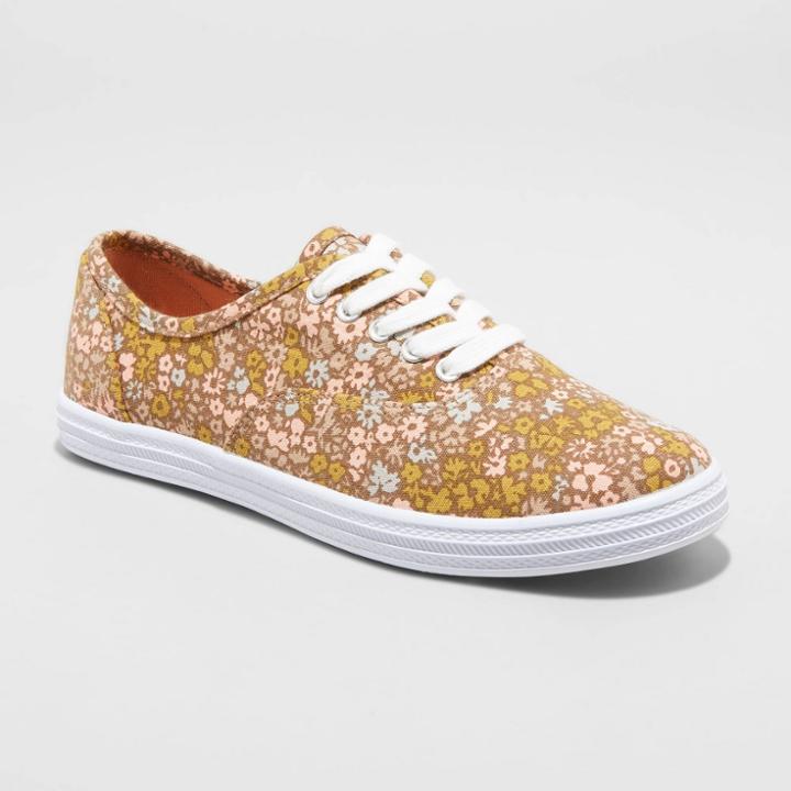 Women's Lunea Floral Printed Apparel Sneakers - Universal Thread Pink