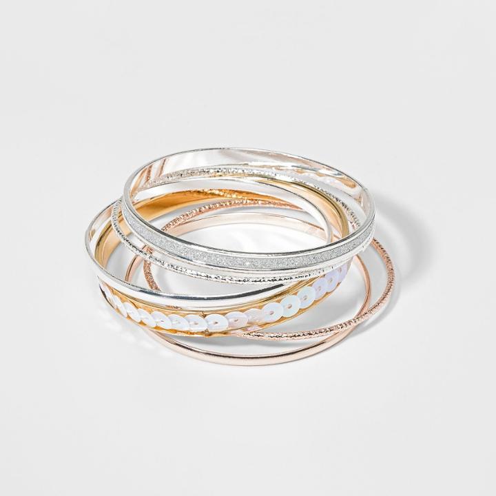 Girls' 7ct Mixed Bangles - Cat & Jack