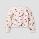 Grayson Threads Kids Grayson Threads Girls' Crewneck Fleece Pullover Sweatshirt - White