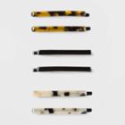 Target Tortoise Bobby Pin Set 6pc - A New Day,