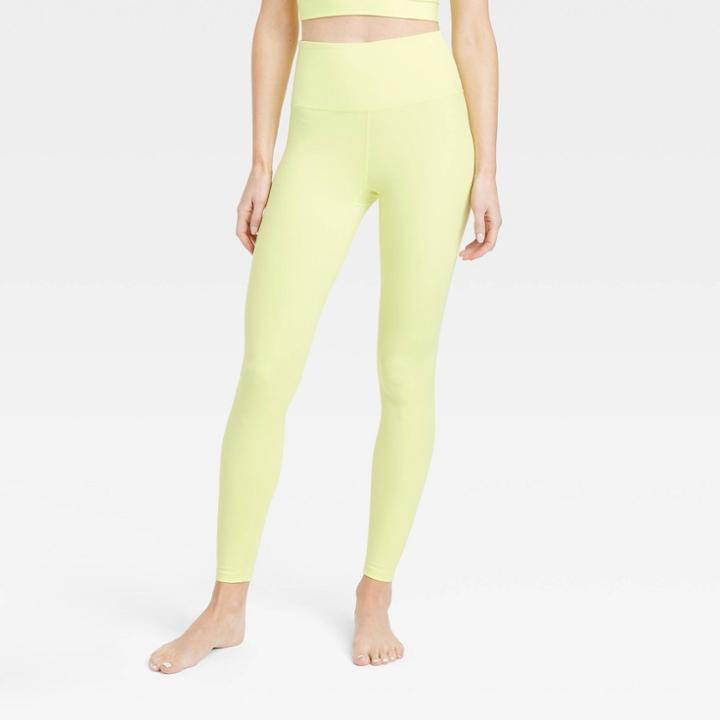 Women's Brushed Sculpt Ultra High-rise Leggings - All In Motion Yellow