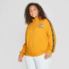 Women's Mtv Plus Size Half Zip Sweatshirt (juniors') Orange