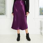 Women's Slip A-line Maxi Skirt - A New Day Purple