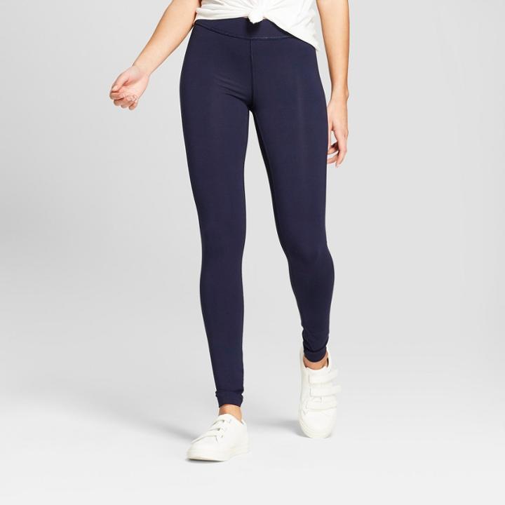 Women's Sensory Friendly Leggings - A New Day Navy (blue)