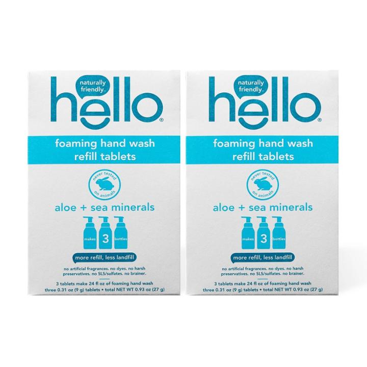 Hello Foaming Aloe Hand Wash Tablets