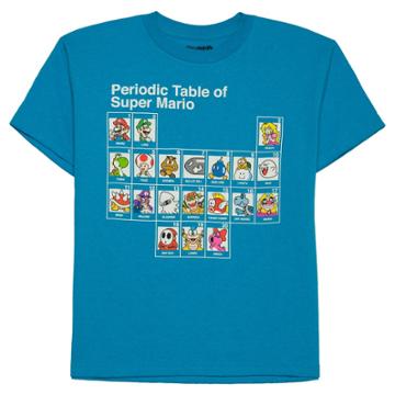Boys' Nintendo Mario Elements T-shirt - Blue