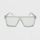 Women's Oversized Square Blue Light Filtering Glasses - Wild Fable Clear