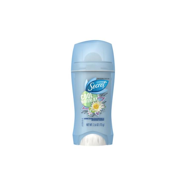 Secret Fresh Antiperspirant And Deodorant Invisible Solid Cool Waterlily