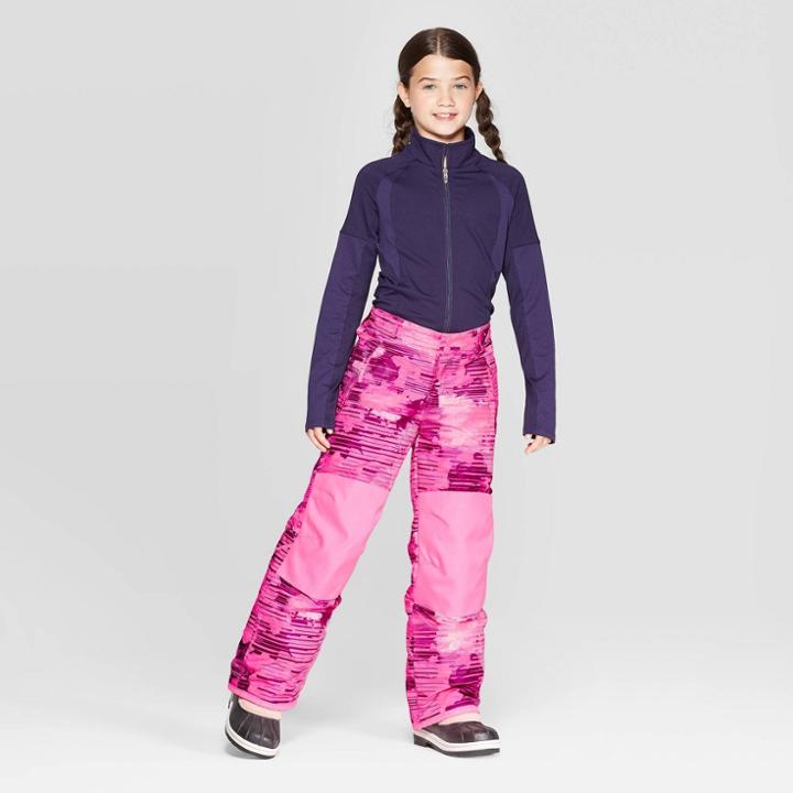 Girls' Elevated Snow Pants - C9 Champion Pink