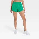 Women's Crinkle Tulip Run Shorts 3 - All In Motion Vibrant Green